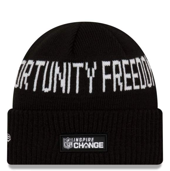 NWT Men's Minnesota Vikings New Era Team Social Justice Cuffed Beanie - Picture 5 of 8